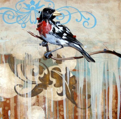Elmhurst NY Bird Painter Frank Gonzales - New York Artist - Artistaday.com